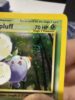 Pokemon TCG Jumpluff Neo Genesis Unlimited Rare Card 7/111 Holo NM Near Mint - Image 2