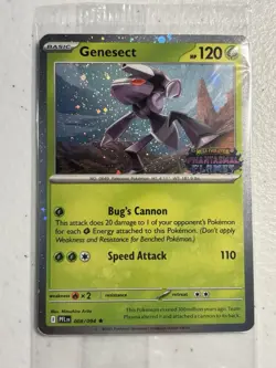 Pokemon Genesect 008/094 Phantasmal Flames Best Buy Promo NM In Hand New Card @@ - Image 1