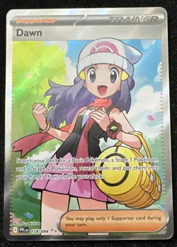 Dawn 118/094 Ultra Rare Full Art NM Pokemon Card PFL Phantasmal Flames - Image 1