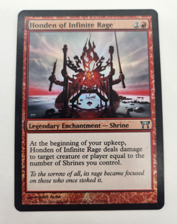 Honden of Infinite Rage FOIL Kamigawa #172 Lightly Played Uncommon CARD - Image 1