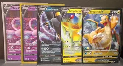 Pokemon V & EX 7 Card Lot, Near Mint Holo Pokemon Cards (2020-2025) - Image 2