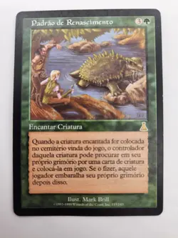 MTG - Pattern of Rebirth - Urza's Destiny -MP Portuguese - Image 1