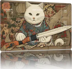 Playmat for MTG,Card Playmat Stitched with Zones for MTG Card Game Playing - Image 2