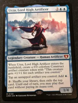 Urza, Lord High Artificer - CMM - MTG - EN - NM - 0130 - Image 1