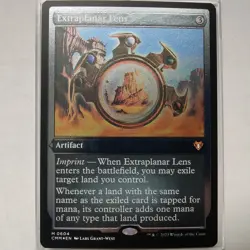 Extraplanar Lens - Foil Etched - NM - Commander Masters CMM - MTG - Image 1