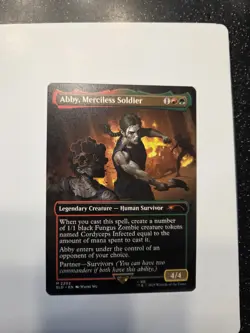 Abby, Merciless Soldier Non Foil Secret Lair MTG The Last of Us II PlayStation - Image 1