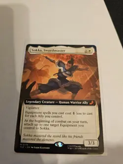 Sokka, Swordmaster Extended MTG Avatar: TLA Eternal-Legal Nm/M *ON HAND* - Image 1