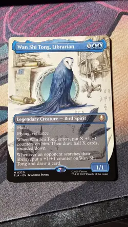 Wan Shi Tong, Librarian (Borderless) #320 NM MTG Avatar: The Last Airbender - Image 1