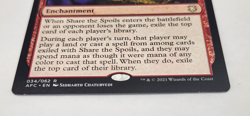 Share the Spoils Commander: Adventures in the Forgotten Realms Regular Mtg LP - Image 3