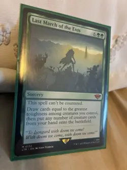Last March of the Ents, Lord of the Rings: Tales of Middle-Earth, MTG, NM - Image 1