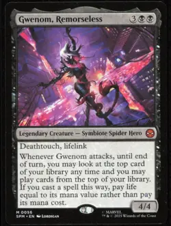 MTG: Gwenom, Remorseless #56 M Normal NM Marvel's Spider-Man - Image 1