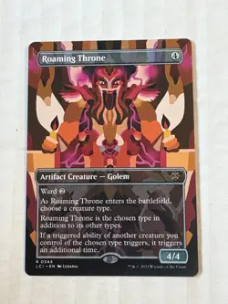 Roaming Throne (Borderless) The Lost Caverns of Ixalan Regular Near Mint - Image 1