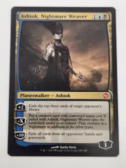 MTG Magic the Gathering Ashiok, Nightmare Weaver (188/260) Theros LP - Image 1