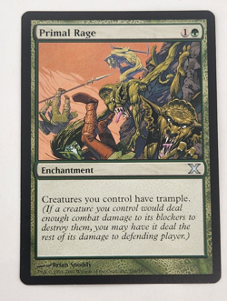 MTG Primal Rage Tenth Edition 286/383 Regular Uncommon LP - Image 1