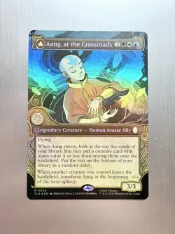 Aang, At The Crossroads - 346 - MTG Avatar: The Last Airbender - Elemental -FOIL - Image 1