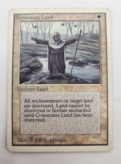 MTG Magic Consecrate Land English Unlimited MP/HP - Image 1