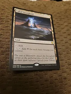 Cabal Stronghold, Dominaria, NM, MTG- Magic the Gathering, Regular - Image 1
