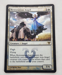 Restoration Angel Launch Promo FOIL - MP-HP Avacyn Restored MTG Magic - Image 1
