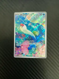 Pokemon Wiglett 206/198 Illustration Rare Scarlet & Violet Base Set Holo NM - Image 1