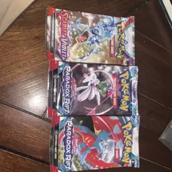 3x Pokemon Trading Card Game TCG Paradox Rift Booster Pack Factory Sealed New - Image 1