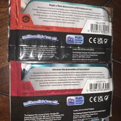 3x Pokemon Trading Card Game TCG Paradox Rift Booster Pack Factory Sealed New - Image 4