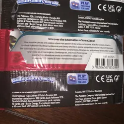 3x Pokemon Trading Card Game TCG Paradox Rift Booster Pack Factory Sealed New - Image 5