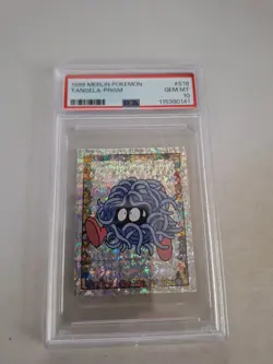 1999 Merlin Pokemon Tangela Prism #S18 PSA 10. POP 28 - Image 1