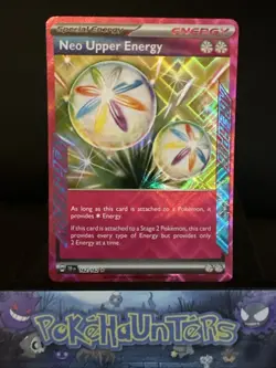 Pokemon Card Neo Upper Energy 162/162 Ace Spec Temporal Forces Near Mint - Image 1