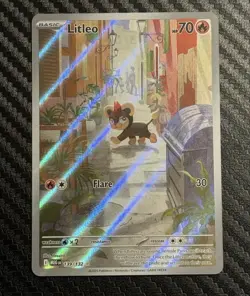Litleo 139/132 Illustration Rare - ME01: Mega Evolution Pokemon TCG - NM - Image 1