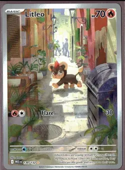 Litleo 139/132 Illustration Rare - ME01: Mega Evolution Pokemon TCG - NM - Image 2