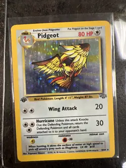 1st Edition Pidgeot Holo 1999 Pokemon Jungle Set 8/64 Rare Foil - Image 1