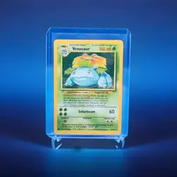 1999 Venusaur 15/102 Base Set Unlimited Holo Rare Pokemon TCG MP - Image 1