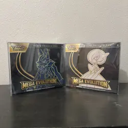 Pokemon Mega Evolution ETB Elite Trainer Box Lucario & Gardevoir Set of 2 - Image 1