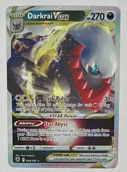 Pokemon TCG Darkrai VSTAR Sword & Shield - Astral Radiance 099/189 Holo Ultra - Image 1