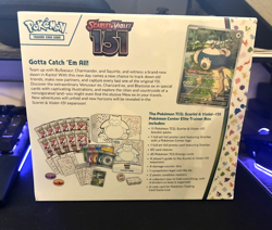 Pokemon TCG 151 Pokemon Center Elite Trainer Box ETB Factory Sealed -Case Fresh - Image 5