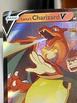 Pokemon TCG Lance's Charizard V SWSH Black Star Promos SWSH133 Holo Promo - Image 2
