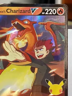 Pokemon TCG Lance's Charizard V SWSH Black Star Promos SWSH133 Holo Promo - Image 4