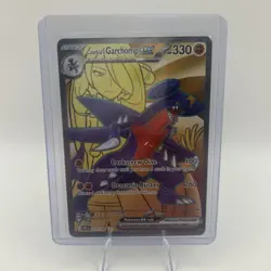 Pokemon TCG Destined Rivals Cynthia's Garchomp EX Full Art Ultra Rare 215/182 - Image 1