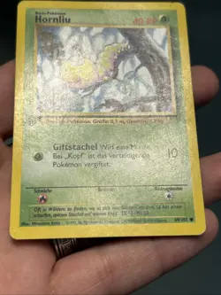 Pokemon TCG Weedle (Hornliu) Base Set 69/102 1st Edition Common GERMAN- MP - Image 3