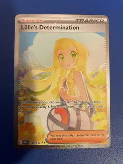 Lillie's Determination (184 SIR) NM Near Mint - MEG Mega Evolution Pokemon TCG - Image 1