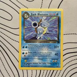 Pokemon TCG Dark Blastoise 20/82 Non-Holo Team Rocket Series LP/NM - Image 1