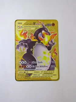 [METAL] Charizard VMAX SV107/SV122 Gold Metal | Pokemon Shining Fates - Image 1