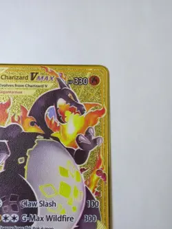[METAL] Charizard VMAX SV107/SV122 Gold Metal | Pokemon Shining Fates - Image 2