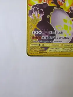 [METAL] Charizard VMAX SV107/SV122 Gold Metal | Pokemon Shining Fates - Image 4