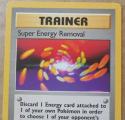 Super Energy Removal 108/130 Rare Non-Holo Base 2 Set Pokemon Trainer NM - Image 2