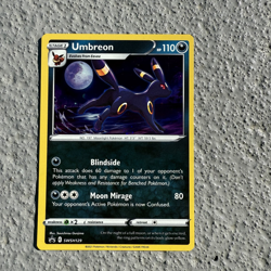 Pokemon TCG Evolving Skies Umbreon SWSH129 Black Star Cosmos Holo Promo NM - Image 1