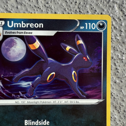 Pokemon TCG Evolving Skies Umbreon SWSH129 Black Star Cosmos Holo Promo NM - Image 5
