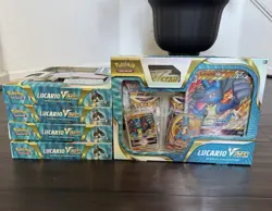 Pokemon TCG Lucario VSTAR Special Collection Box Sealed - LOT OF 5 - Image 1