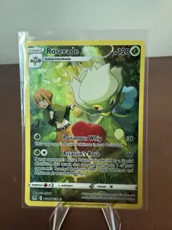 Roserade TG02/TG30 Holo Ultra Rare Trainer Gallery Pokemon Lost Origin TCG - Image 1