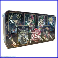 YuGiOh Dueling Heroes Tin 1st Edition 2023 25th Anniversary Mega Tin * New * - Image 2